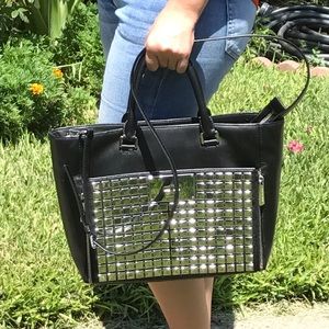 MK Black Studded Purse