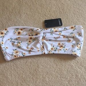 Never worn, forever 21 sunflower bandeau