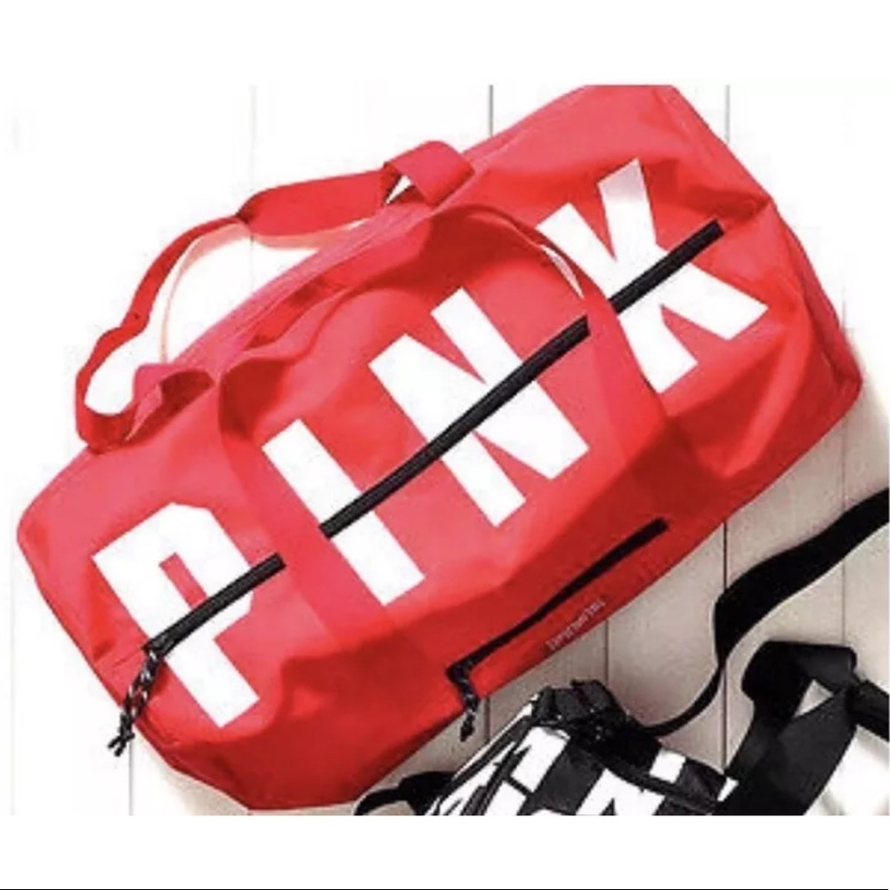 Victoria's Secret PINK gym duffle bag neon candy