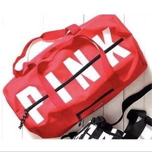 Victoria's Secret PINK gym duffle bag neon candy
