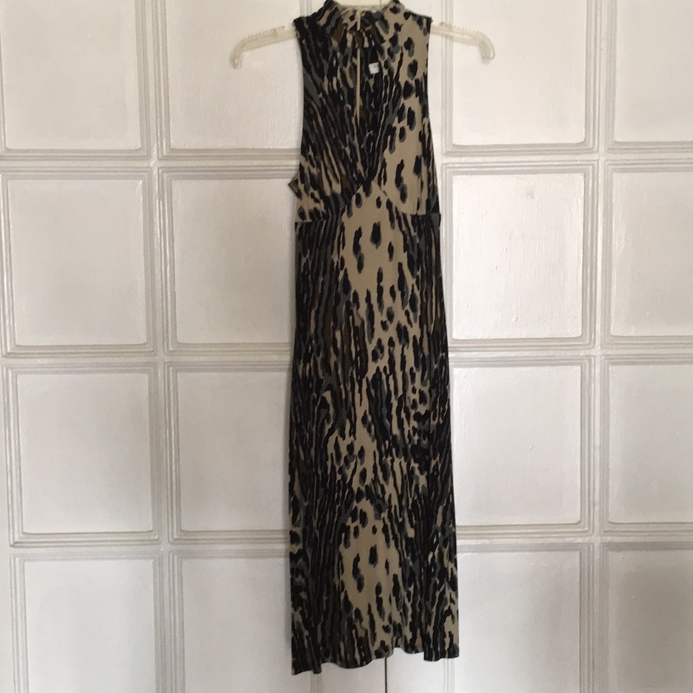 Rare Trina Turk Sleeveless animal print dress 2