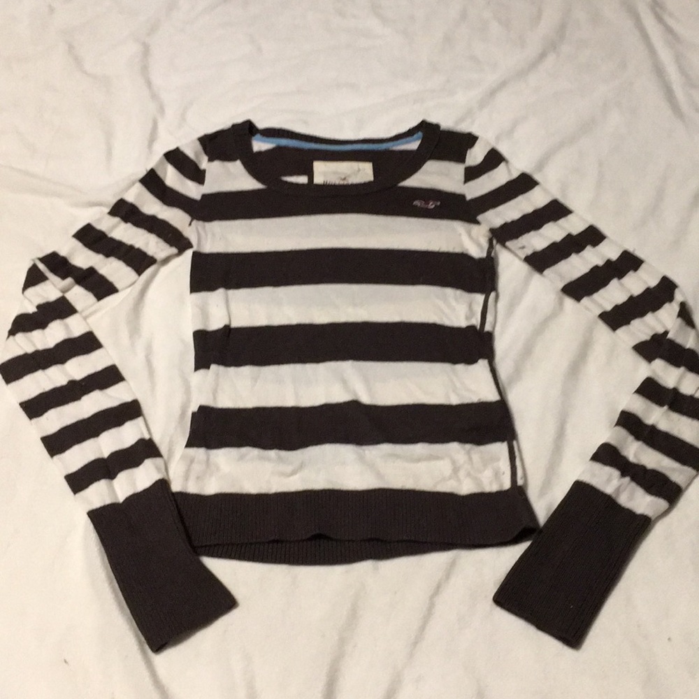 Hollister Striped Long Sleeve Sweater