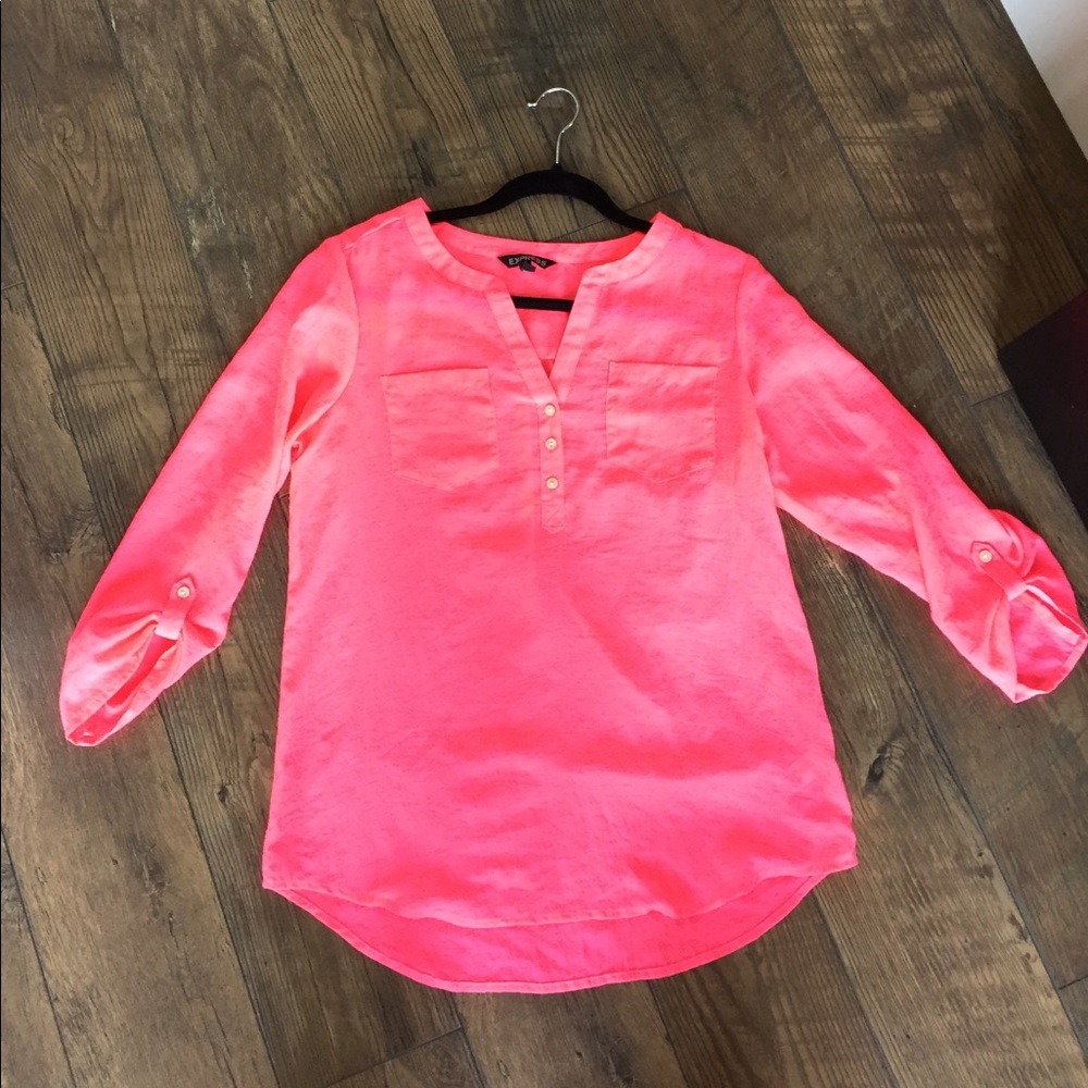 Women's hot pink top