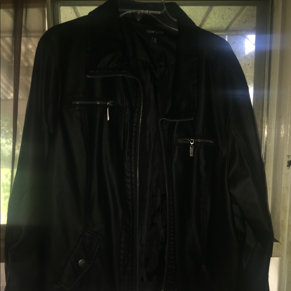 Black bomber jacket
