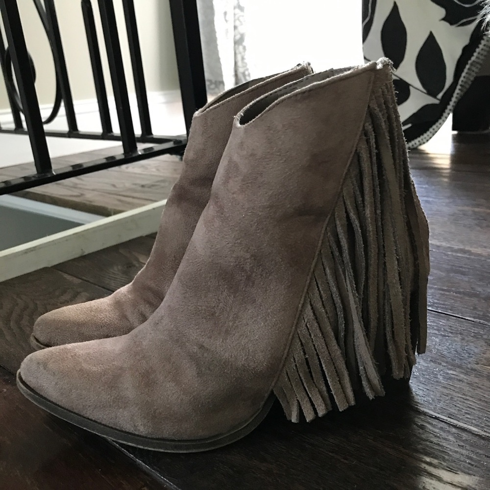 Mossimo Fringe Ankle Booties