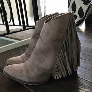 Mossimo Fringe Ankle Booties