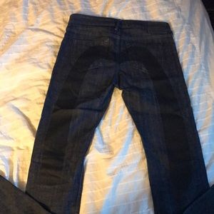 Classic women evisu denim jeans size 28.