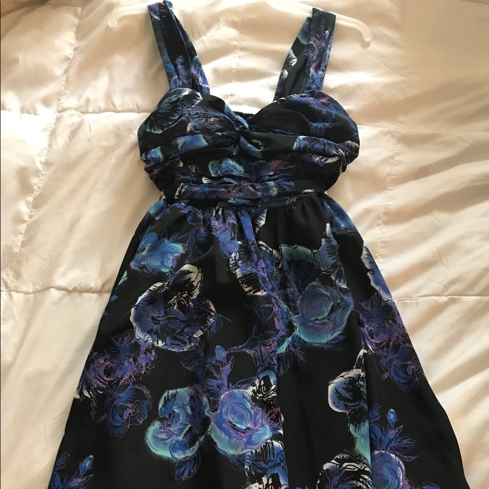 Black and blue short Candie's dress