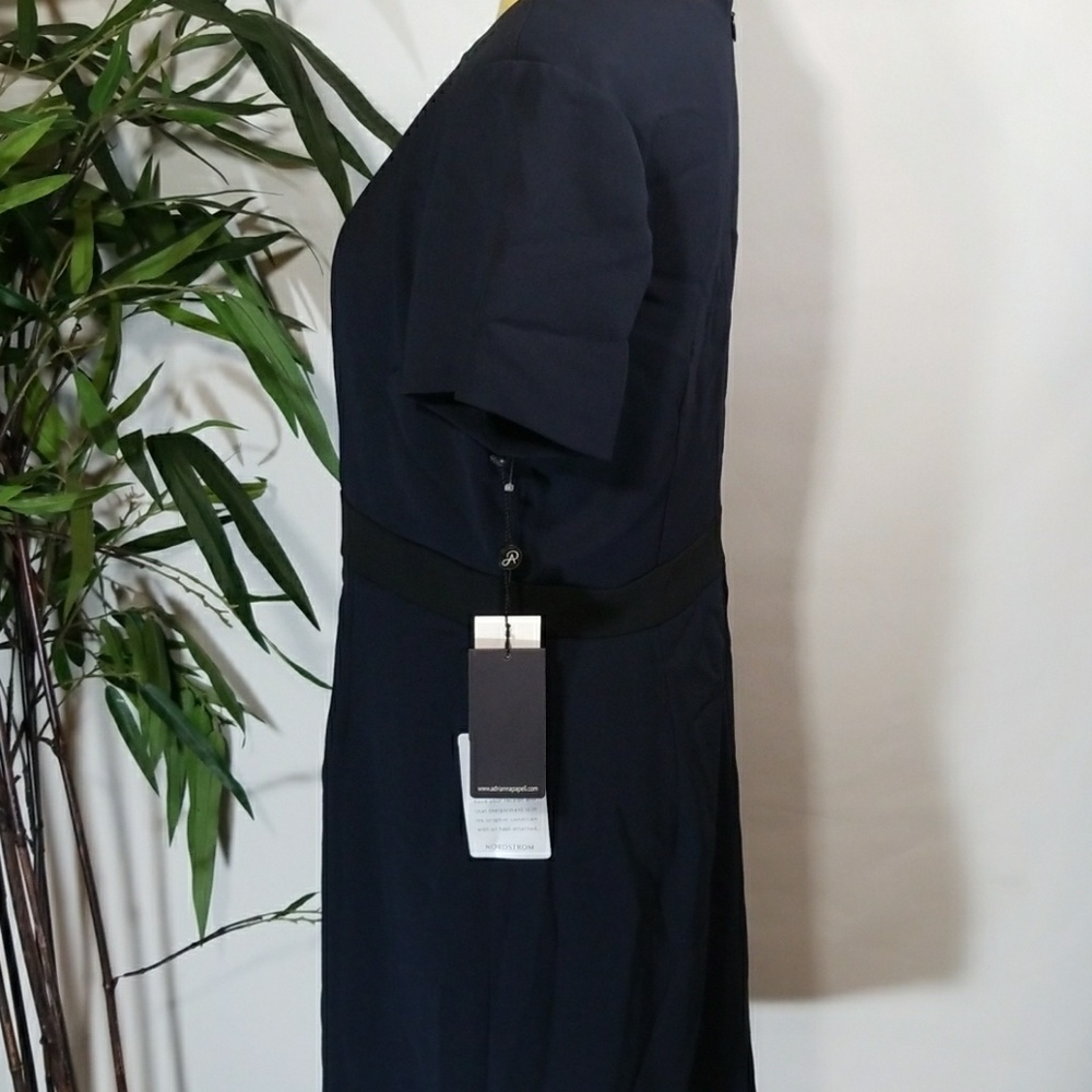 Adrianna  Papell Navy Dress - Picture 5 of 8