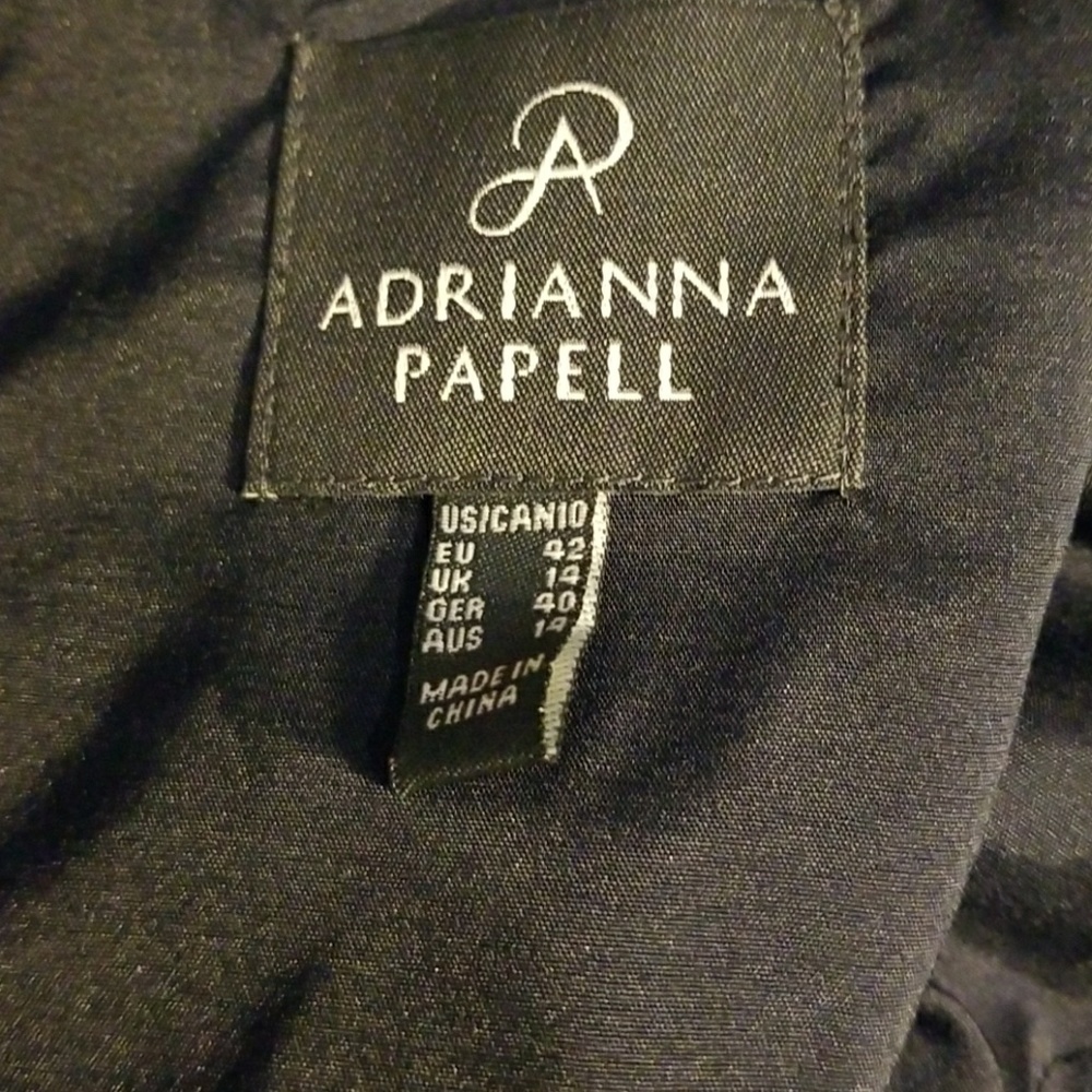 Adrianna  Papell Navy Dress - Picture 7 of 8