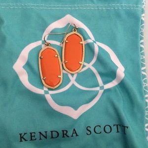 Dani orange earrings
