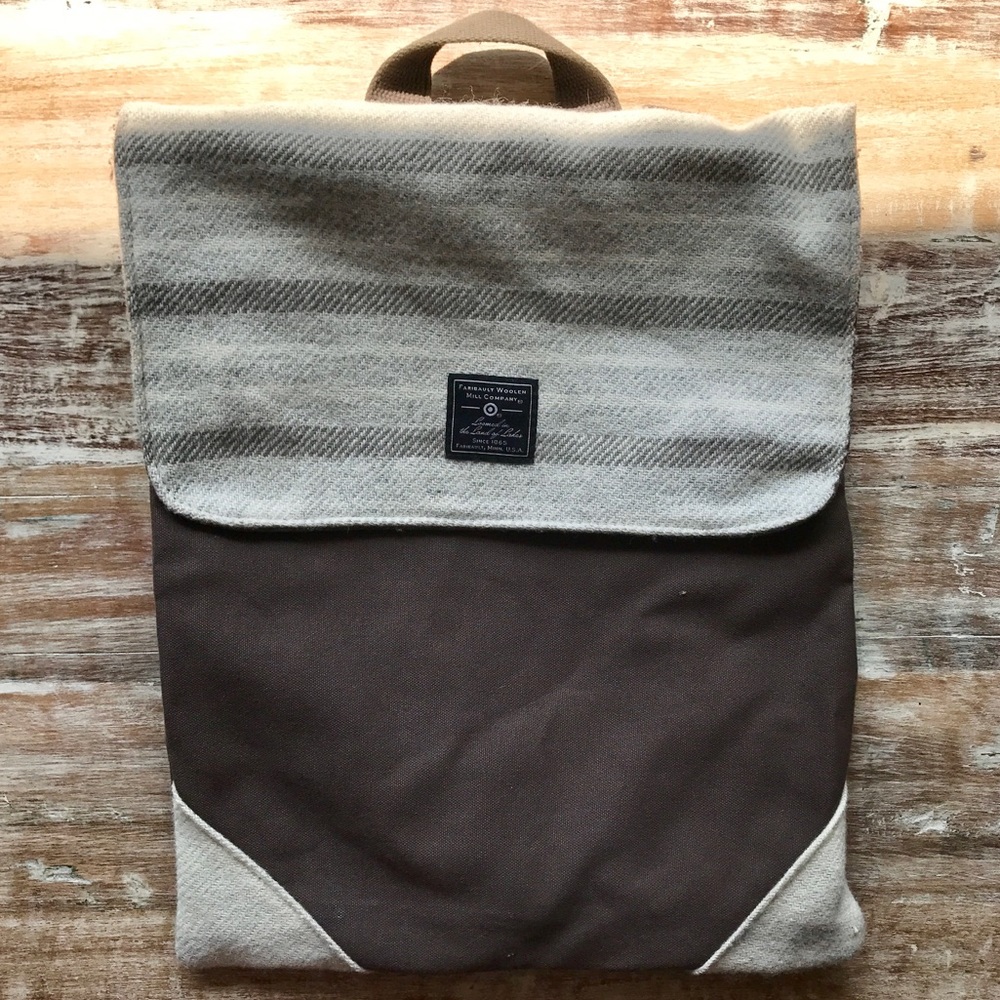 Faribault Wool | Canvas + Wool Laptop Bag