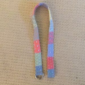 Vineyard Vines patchwork belt