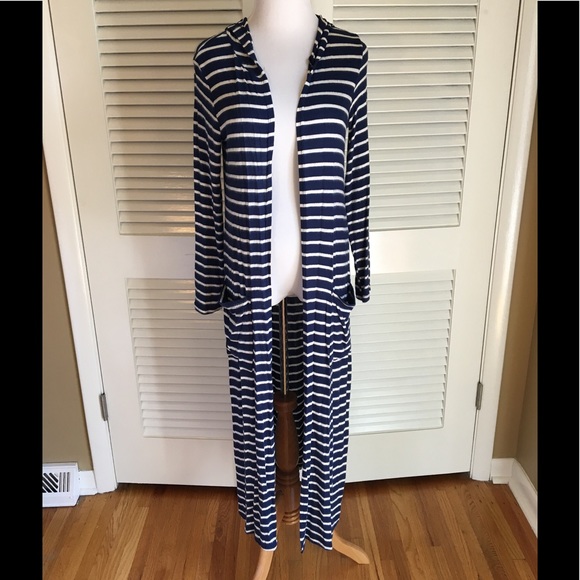 SOLD ON POSHMARK 🔥LAST ONE Hooded Long Cardigan - Picture 4 of 6