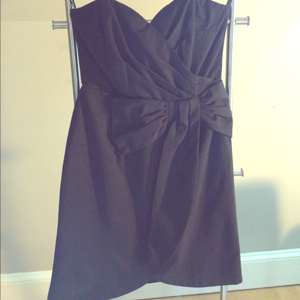 Sweetheart neckline little black dress