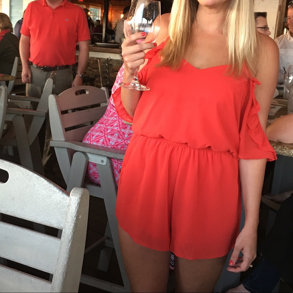 The hanger - Red romper
