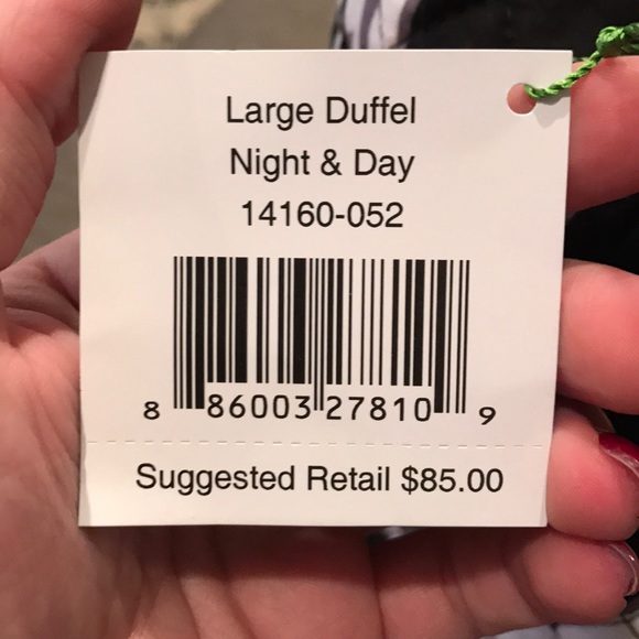 Vera Bradley Large and Small Duffel (Night & Day) - Picture 2 of 5