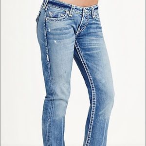 True religion slim-straight flap pocket jean