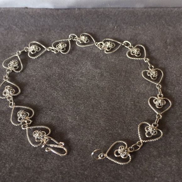 Sterling silver bracelet 925 - Picture 1 of 3
