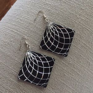 Black and Silver Earrings!