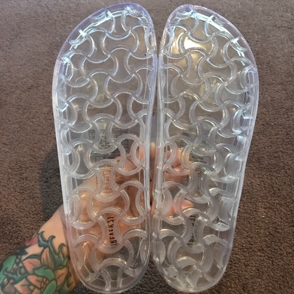 clear jelly birkenstocks