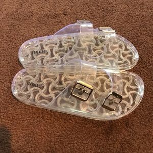 clear jelly birkenstocks
