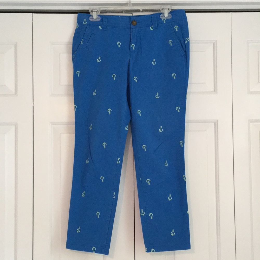 Anchor Print Chino Capris - Picture 1 of 3