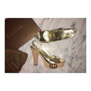 Gucci Platform Sandals Miroir