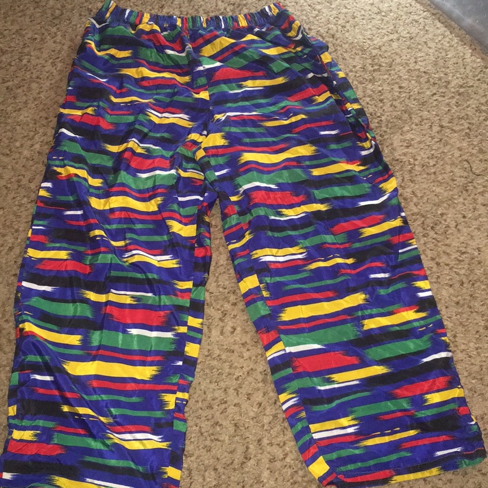 Colorful printed pants