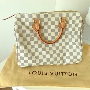 Louis Vuitton Speedy 30 Damier Azur