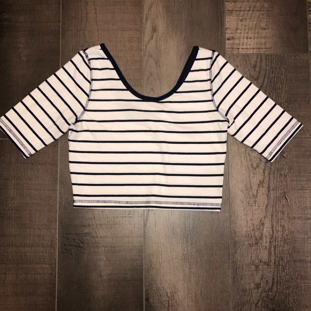 Stripped crop top