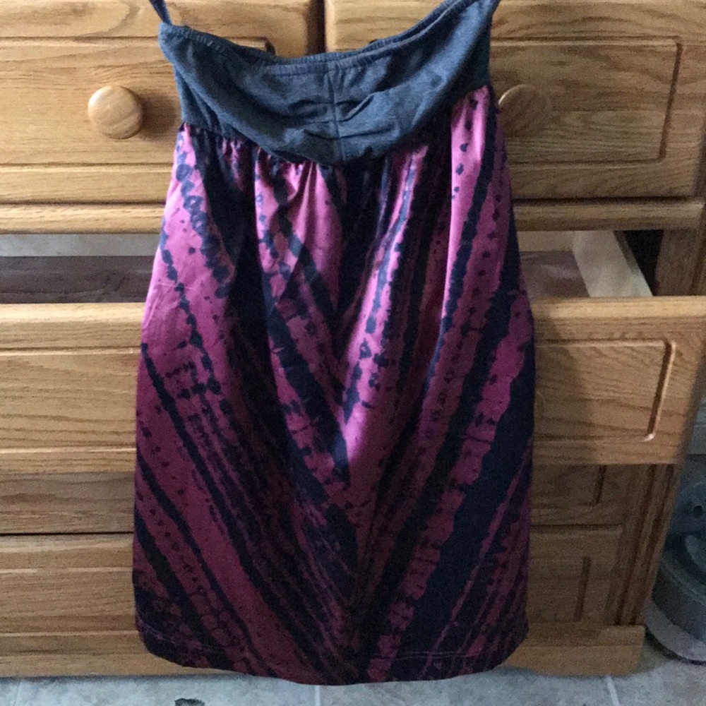 Tube top mini dress