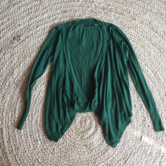 Elie Tahari drape front cardigan - Picture 1 of 8