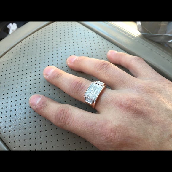 Real gold real diamonds ring