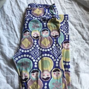 LuLaRoe Russian nesting dolls leggings. Unicorn