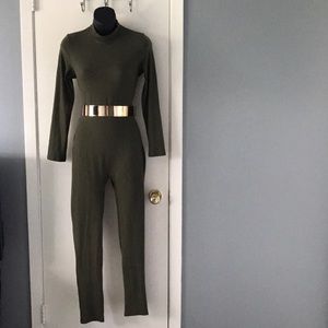 Fashion Novema Jumpsuit  Sz Large  Army Green