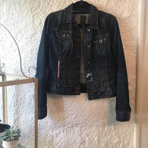 Lucky Brand Denim Jacket with patches