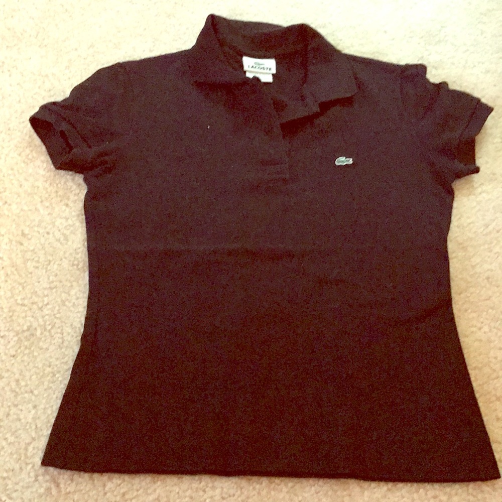 Lacoste Black Polo size 38