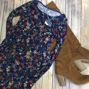 NWT Pinkblush Long Sleeve Maternity Dress