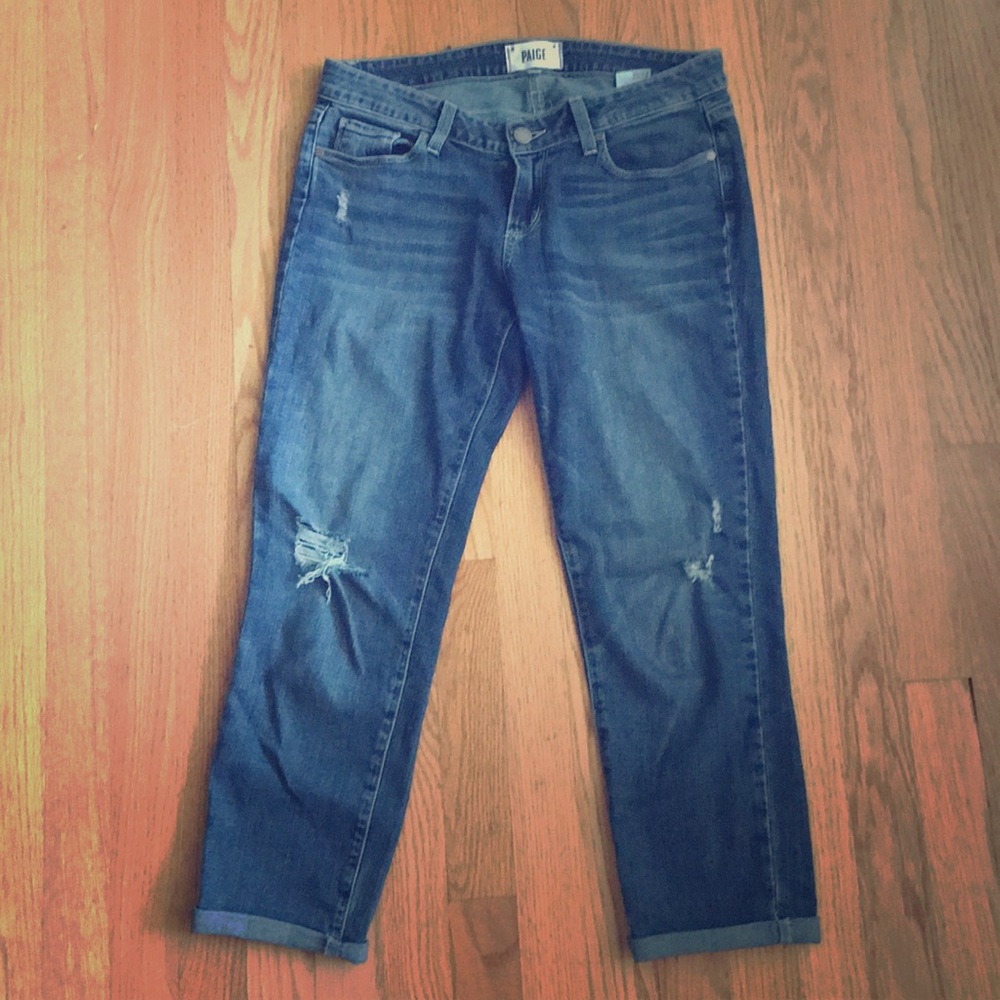 Paige cropped denim