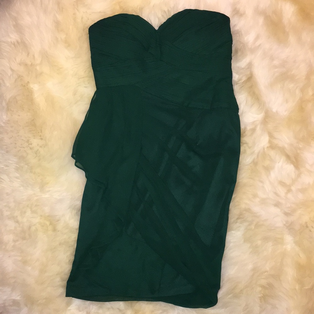 Forest Green Cocktail Dress