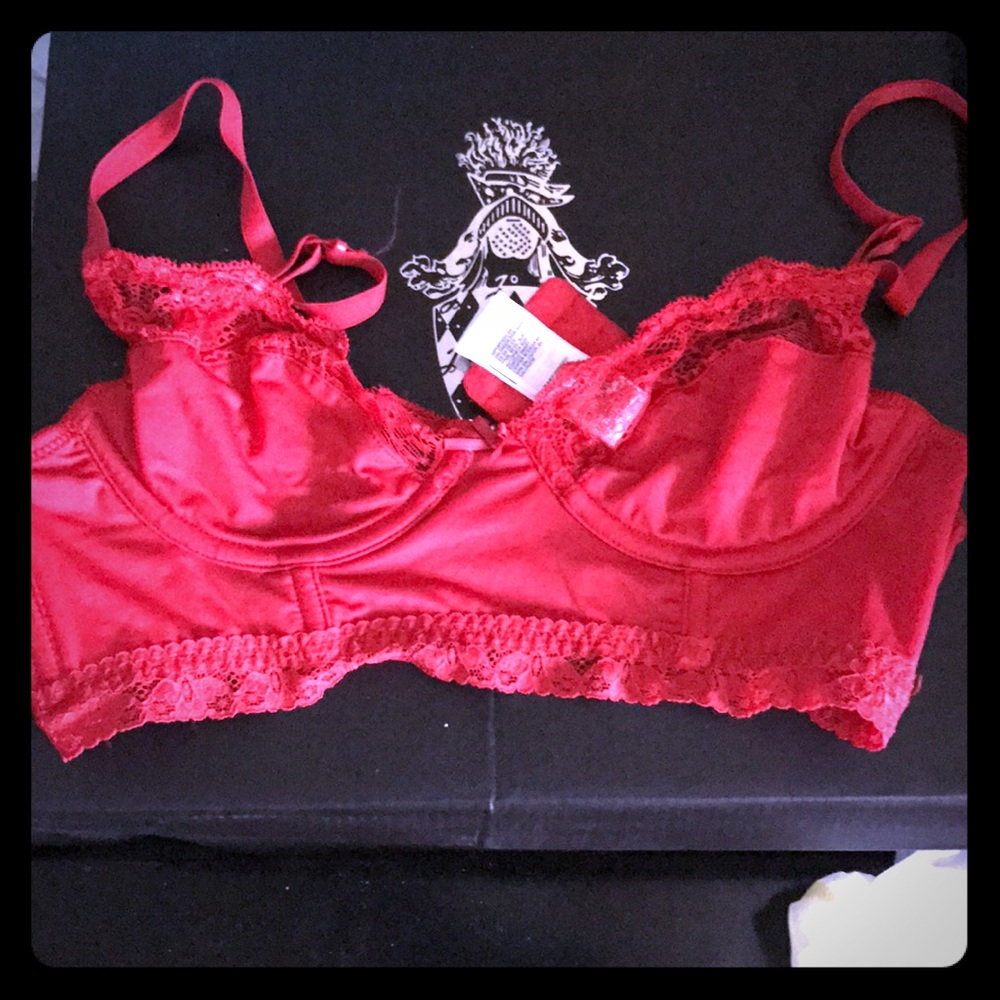 Red sexy bra