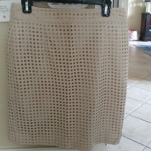 Eyelet skirt
