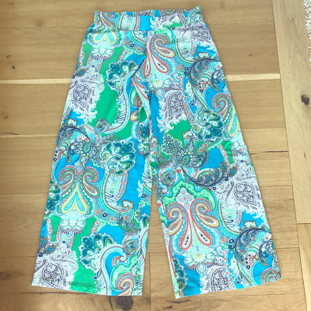 Ralph Lauren Wide Leg Boho Pant