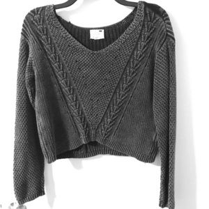 Cropped sweater