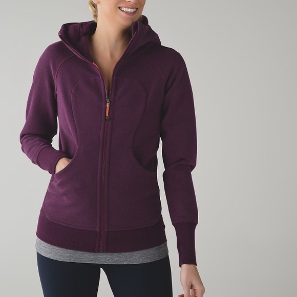 lululemon athletica Jackets & Blazers - NWT HEATHERED RED GRAPE LULULEMON SCUBA HOODIE III