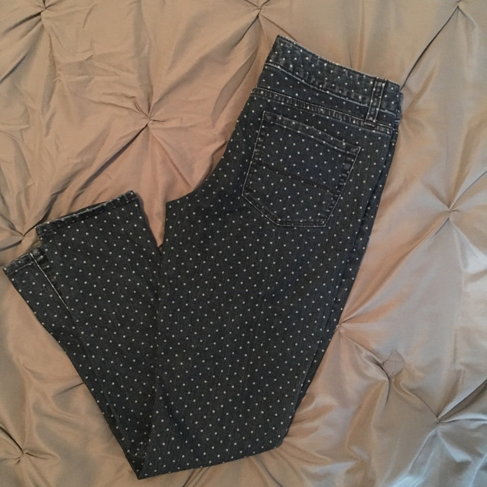 Merona polka dot ankle pants