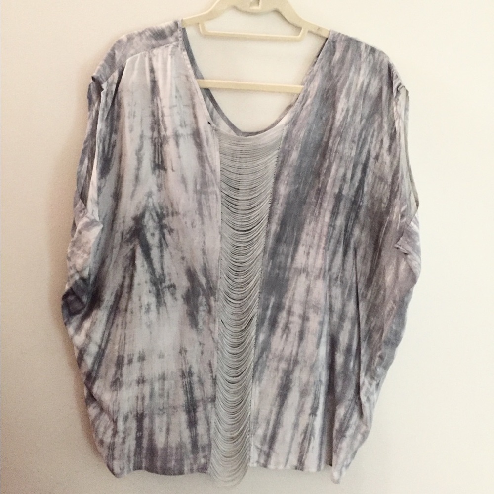 Bloomingdales Ribbed Back Top