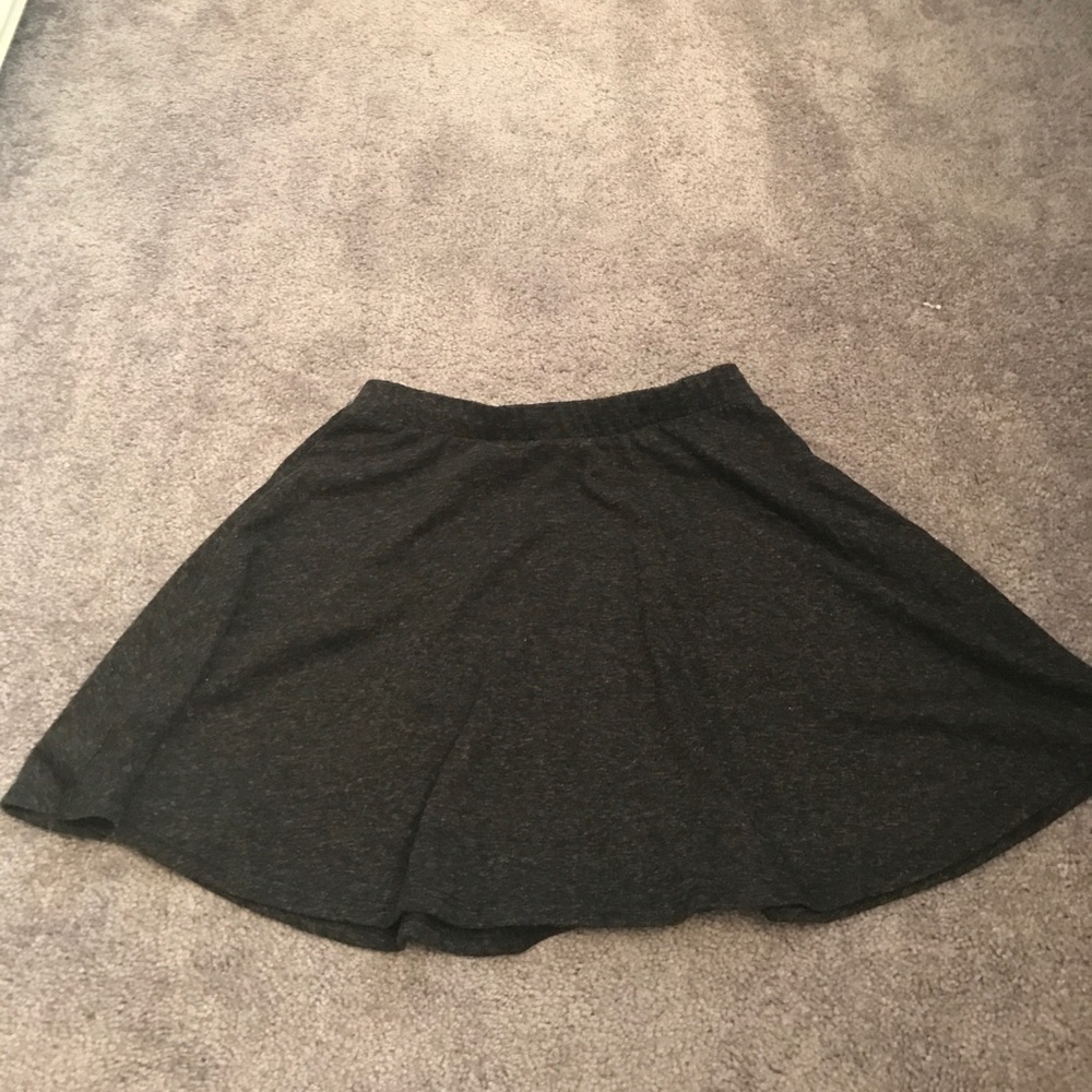 Grey Skater Skirt