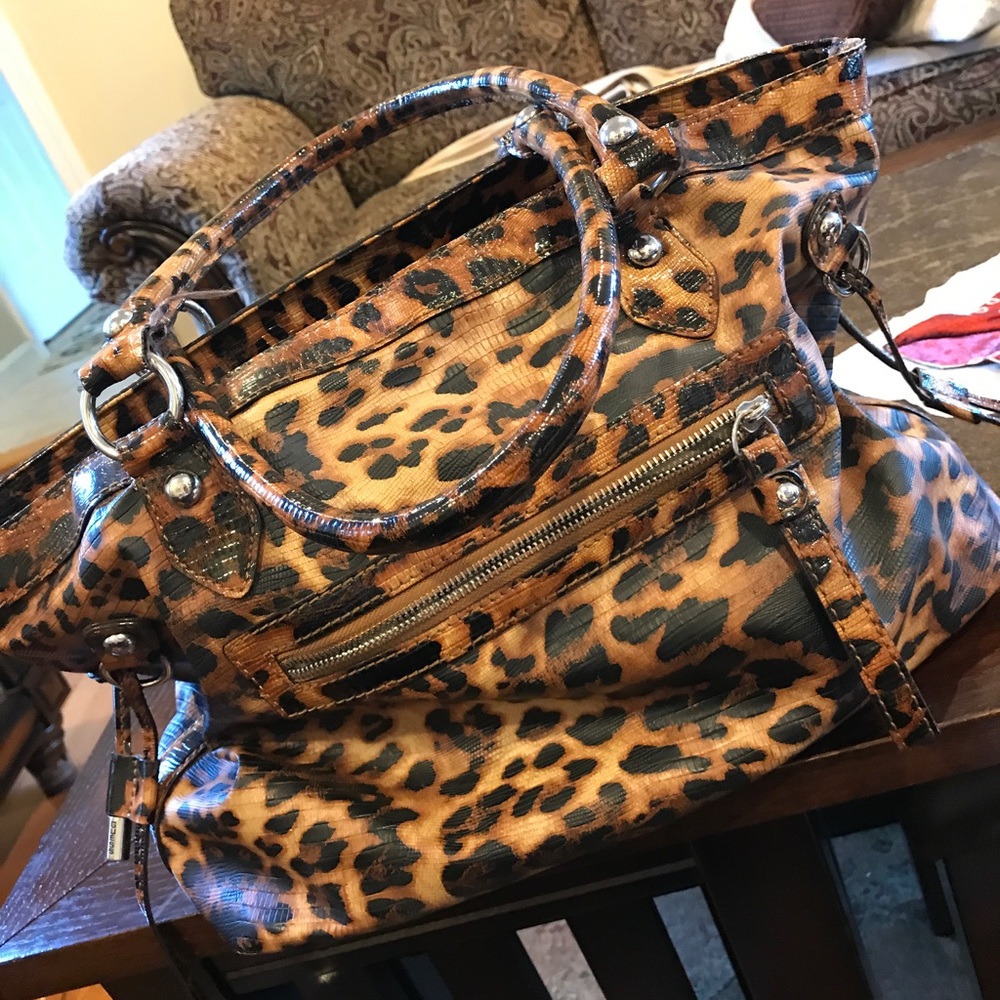 Guess leopard bag